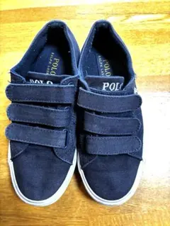 ポロ　ラルフローレン　子ども靴　スニーカー　黒20cm