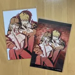特典 2枚 デンジ パワー イラストカード チェンソーマン ツタヤ アニメイト
