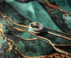 TIFFANY&Co. ☆925☆ グルーブド ダブルライン リング 12.5号