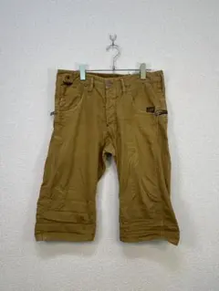ジースターロウ　G-STAR RAW 3D立体裁断ショートパンツ 33 茶のサムネイル