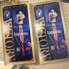 Vファーレン長崎　洪 怜鎭選手　勝利日限定キーホルダー＆ステッカー