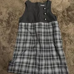 COMME CA ISM チェック柄ワンピース 130A