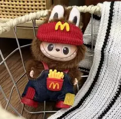 labubuイニシャルラブブ専用ぬい服　3点セット