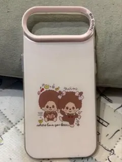 美品◎iPhone17 AIR モンチッチ ソフトケース スマホケース カバー