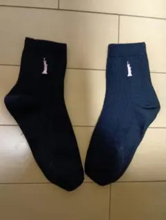自由の女神 刺繍入り ソックス ブラック 1足のサムネイル