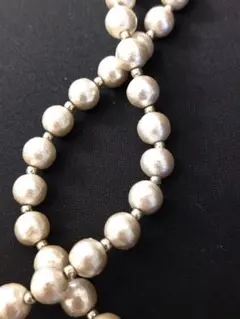 パールとビーズネックレス 全長約1m