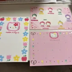 1996年 平成レトロ レア ハローキティ ポストカード 3枚セットB
