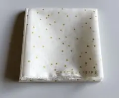 C&S わけあり　星の綿麻　白にゴールド