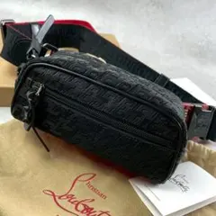 【極美品】ルブタン ブラスタークロスボディバッグ モノグラム ブラックのサムネイル