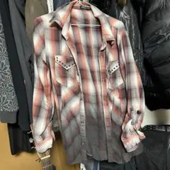 お兄系 平成ギャル男 チェックシャツ