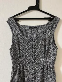 kastane カスタネ　花柄ノースリーブマキシワンピース