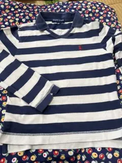 Ralph Lauren 長袖ポロシャツ 130cm ボーダー