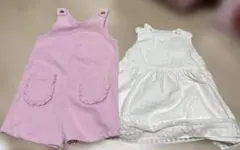 超お得⭐︎Comme ca ism ワンピ＆Zaraロンパースの２点⭐︎90&100のサムネイル