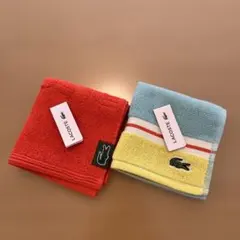 LACOSTE ラコステ タオルハンカチ2枚セット