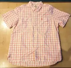 【未使用】ティンバーランド 半袖チェックシャツ XL
