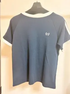 バイカラー リンガーTシャツ ネイビー×ホワイト