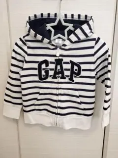 GAP ストライプ フード付きパーカー 2歳用