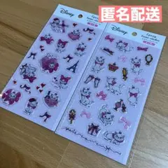 セリア　ディズニー　マリーちゃん　エポキシラメシール　２種セット