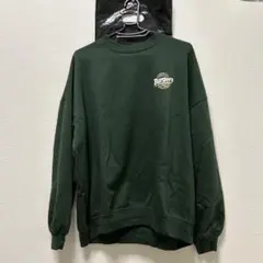 スウェット トレーナー ダークグリーン