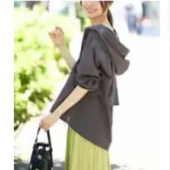 avv バックフレアセミシアーパーカー　Ｓ　ダークグレー