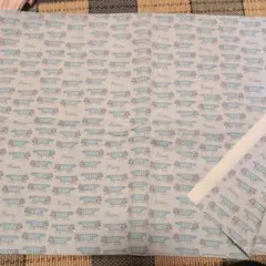 LISA LARSON Mikey猫のストライプ柄 綿100% サッカー生地