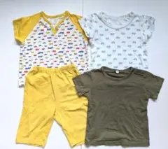 ユニクロ パジャマ 肌着 Tシャツ 3点セット