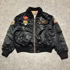 90s SPECIAL エマニエル doarat MA-1 wネーム 黒 - メルカリ