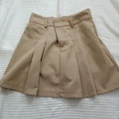 INGNI（イング）　プリーツミニスカパン　ベージュ