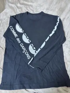 最終値下げCOMME des GARÇONS ブラック ロングスリーブTシャツ
