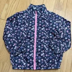 花柄 ジップアップジャンパー　110センチ