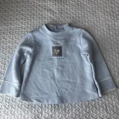 Burberry 水色ハート刺繍長袖トレーナー 90cm