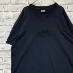 USA製90sヴィンテージTシャツ！シングルステッチ　ブラック半袖古着XL73