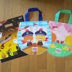 【非売品】ルルロロ ビニールトートバッグ 春夏秋 3枚セット