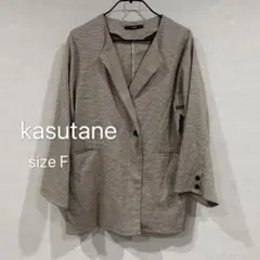 Kastane テーラードジャケット 千鳥柄