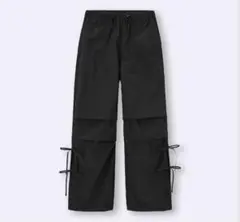 GU テックプルオンパンツ ブラック　カーゴパンツ