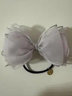 アネモネ♡グレーリボンヘアゴムのサムネイル