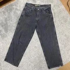 SILVERTAB ダークグレー バギーデニム