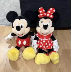 Disney ミッキー ミニー ぬいぐるみ 50cm M