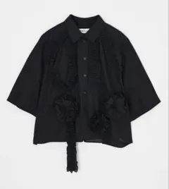 ENFOLD FRILL-BODY SHIRT半袖ブラウスのサムネイル