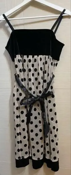 MICHELKLEIN ミッシェルクラン 水玉模様 ワンピース