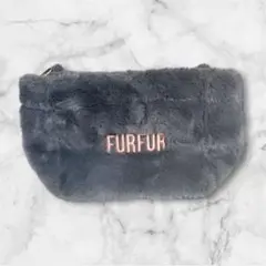 FURFUR グレー ファーバッグ