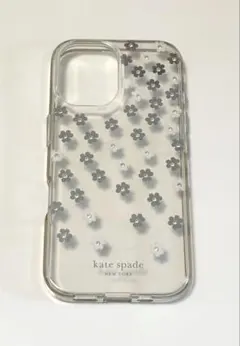 kate spade iPhone16 スマホケース フラワーデザイン