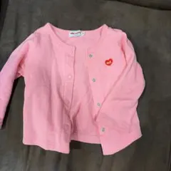 mixi house ピンク 長袖カーディガン F