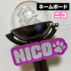 &TEAM NICO ニコラス 狼 ネームボード ペンライト カバー ミニネムボのサムネイル
