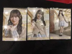 ≒JOY 電話番号教えて！ 歌唱衣装② 生写真3種コンプ 逢田珠里依 ニアジョイ