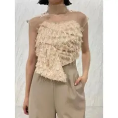 【美品】LADYカットジャガードベアパンツドレス【LAGUNAMOON】