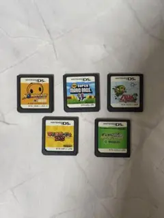 ニンテンドーDS ソフトのみ 5本セット マリオ ゼルダ ポケモン ボンバーマン