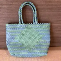 インドネシア パサールバッグ カゴバッグ 【未使用　美品】のサムネイル