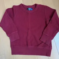 ELFINDOLL CLASSIC 長袖カットソー 110センチバーガンディ