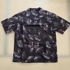 UNIQLO 半袖オープンカラーシャツ Lサイズ 黒